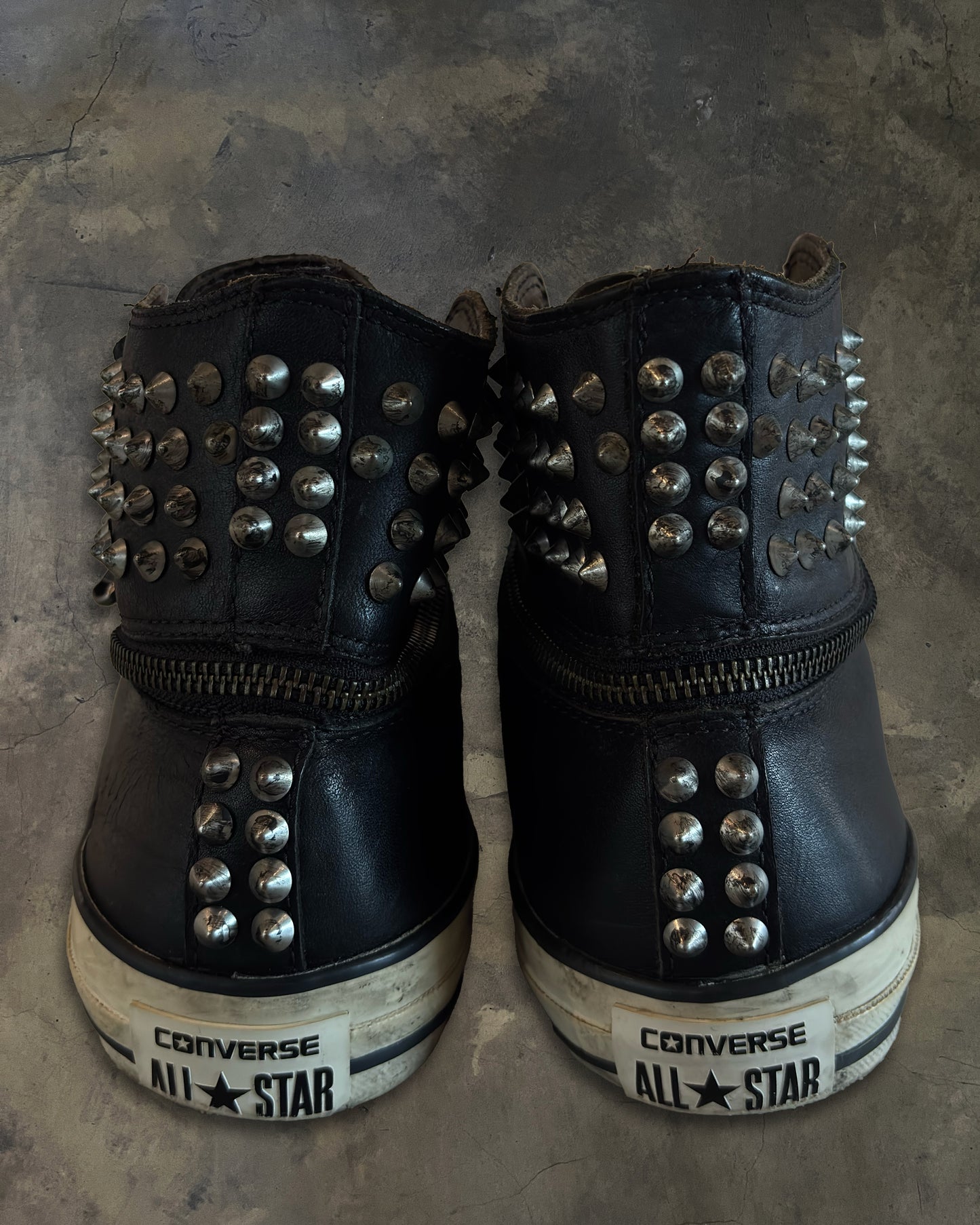 CONVERSE X JOHN VARVATOS LEATHER HIGH TOPS