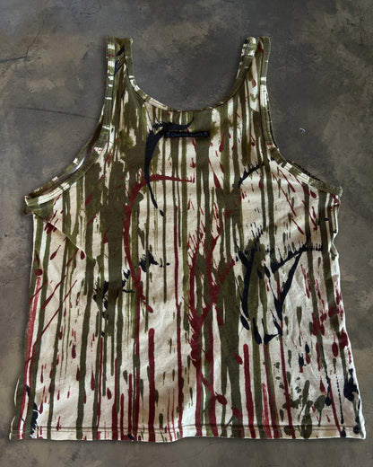 JEAN PAUL GAULTIER AW1998 BLOOD PAINT SPLATTER TANK