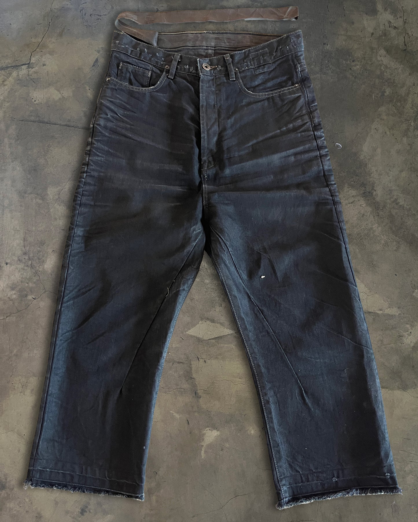 RICK OWENS OLMAR MIRTA GETH DENIM