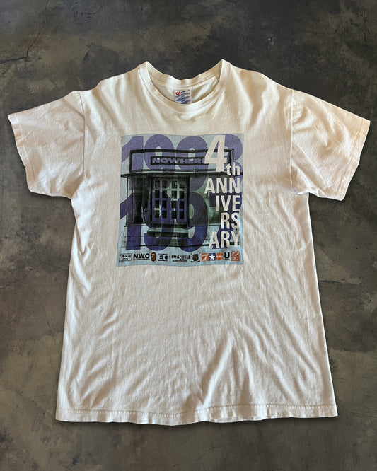 NOWHERE 1997 4TH YEAR ANNIVERSARY TEE