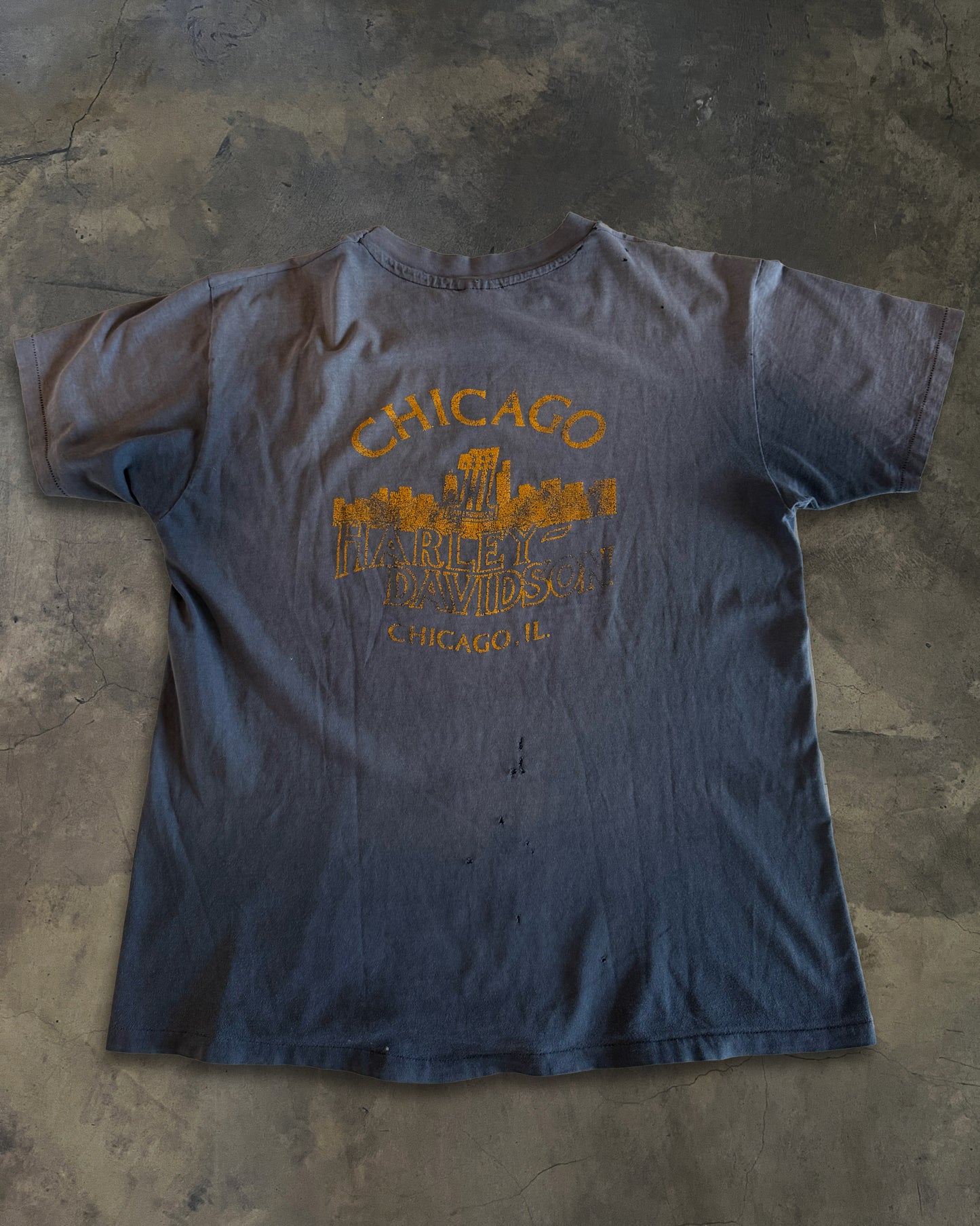 VINTAGE 80'S HARLEY DAVIDSON CHICAGO TEE