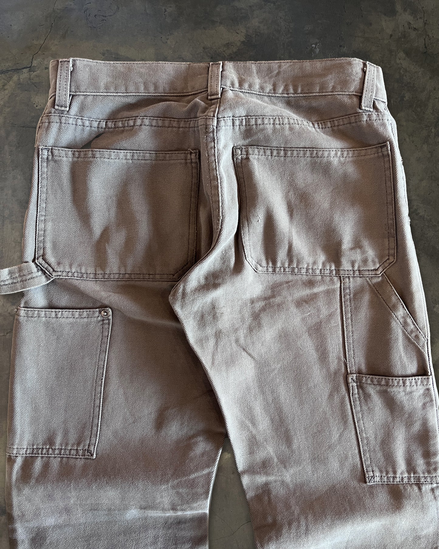 HELMUT LANG SS1999 SAGE DOUBLE KNEE WORK PANTS