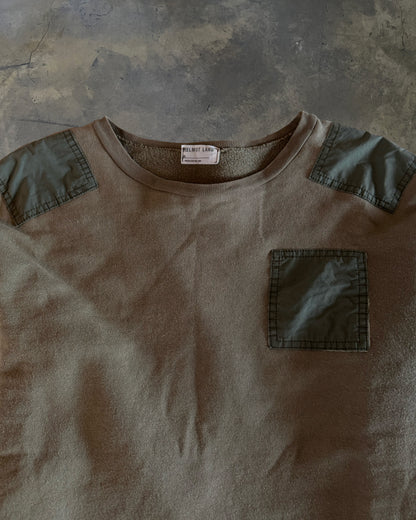 HELMUT LANG 1996 MILITARY PATCH SWEATSHIRT