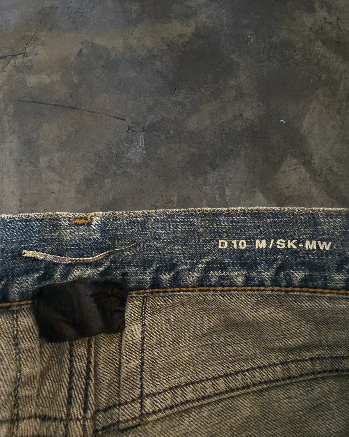 SAINT LAURENT SS2016 RUNWAY D10 SELVEDGE RIPPED DENIM
