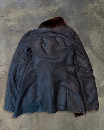 1/1 HUNRICKOWENS KANGAROO LEATHER & SCANDINAVIAN MINK JACKET