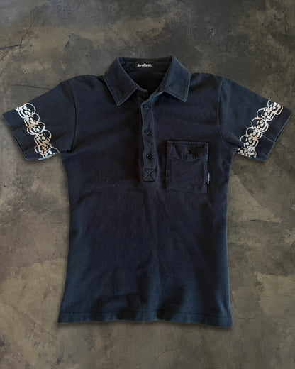 HYSTERIC GLAMOUR SKULL AND BONES POLO