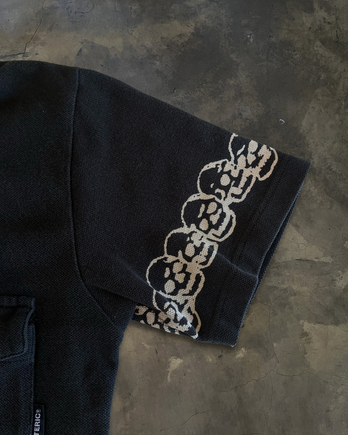 HYSTERIC GLAMOUR SKULL AND BONES POLO