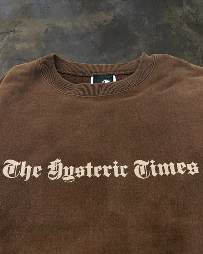 HYSTERIC GLAMOUR ' THE HYSTERIC TIMES' SWEATSHIRT
