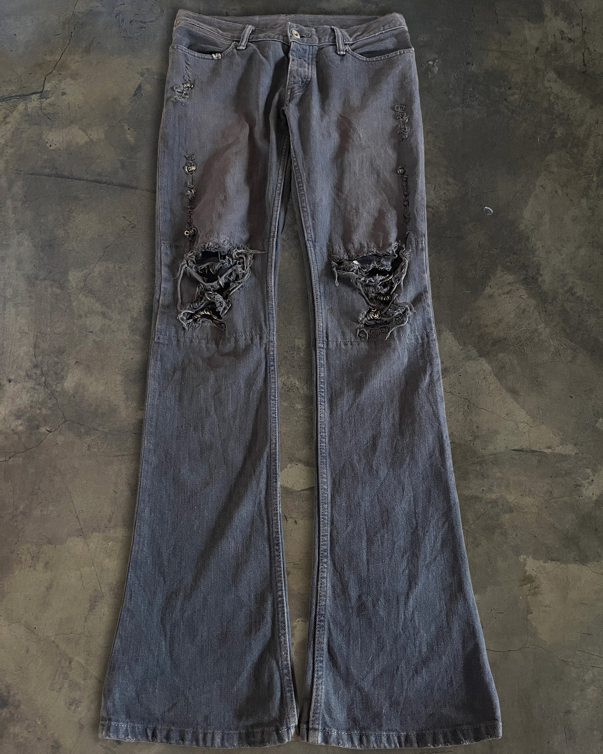 IFSIXWASNINE BLACK BOOTCUT MUDMAX DENIM – glam archive