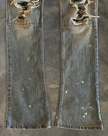 IFSIXWASNINE PIERCED BOOTCUT MUDMAX DENIM
