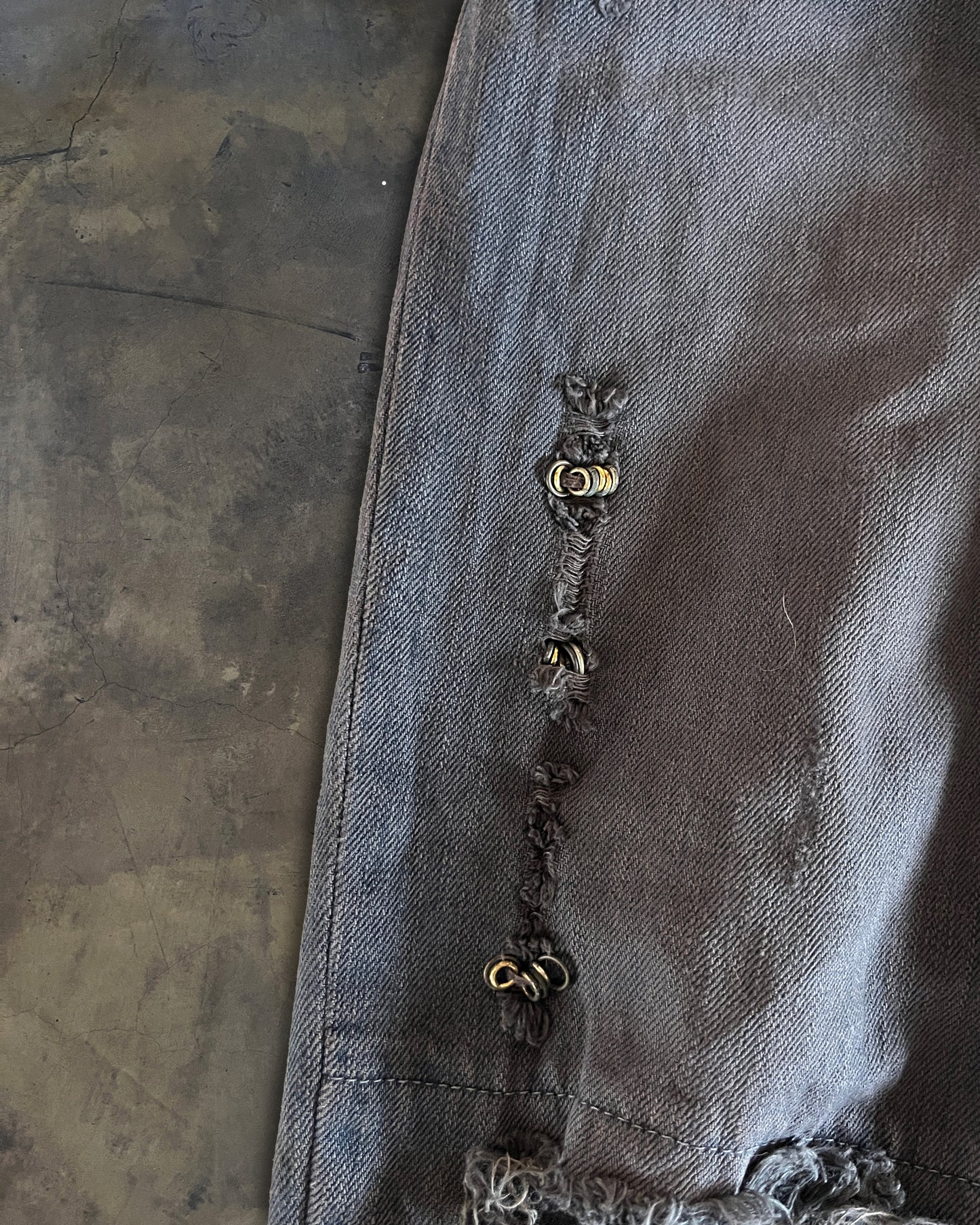IFSIXWASNINE BLACK BOOTCUT MUDMAX DENIM