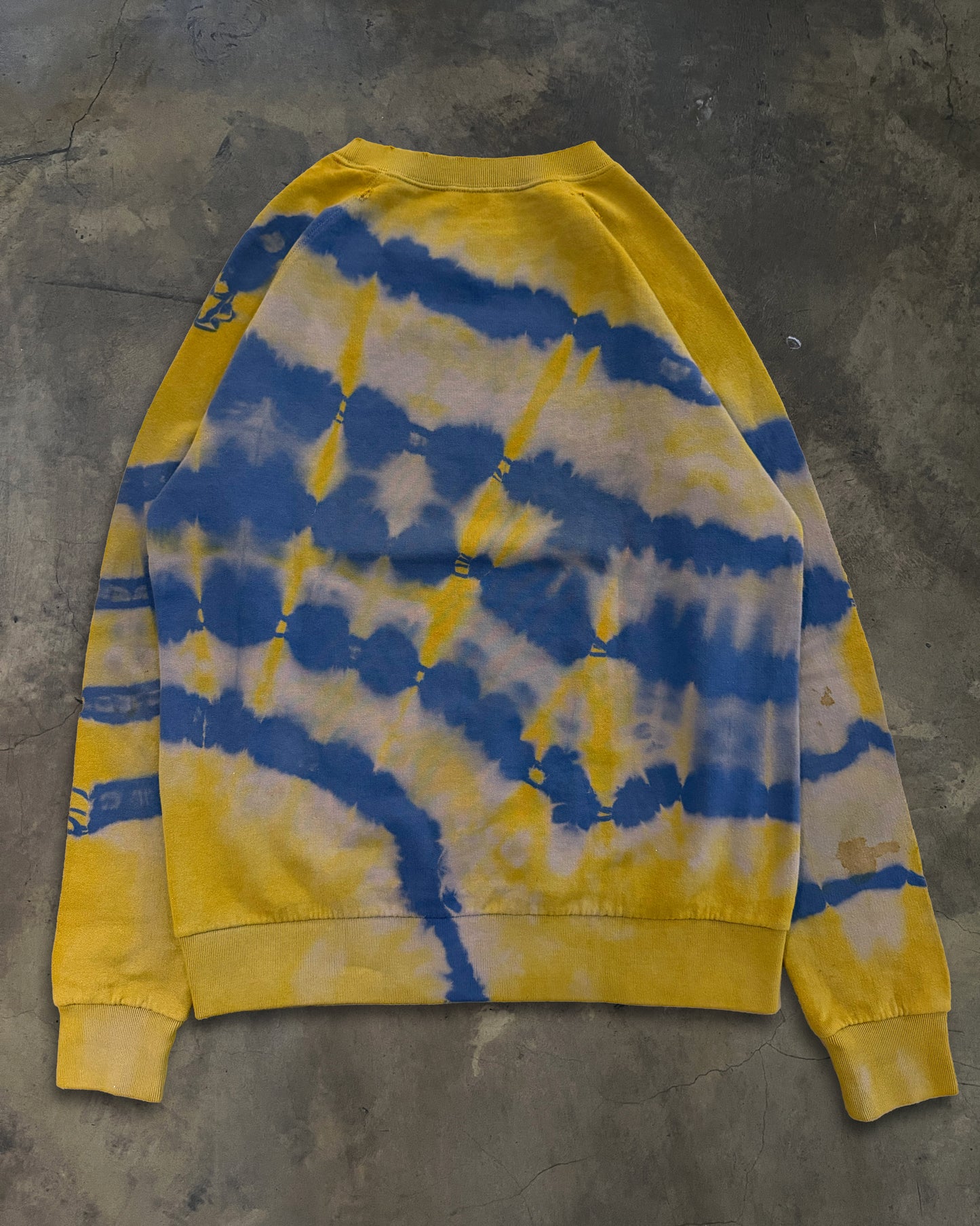 SAINT LAURENT SS2016 RUNWAY THRASHED TIE-DYE SWEATER