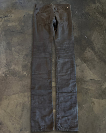 DIOR HOMME AW2008 "NIGHTFALL" WAXED DENIM