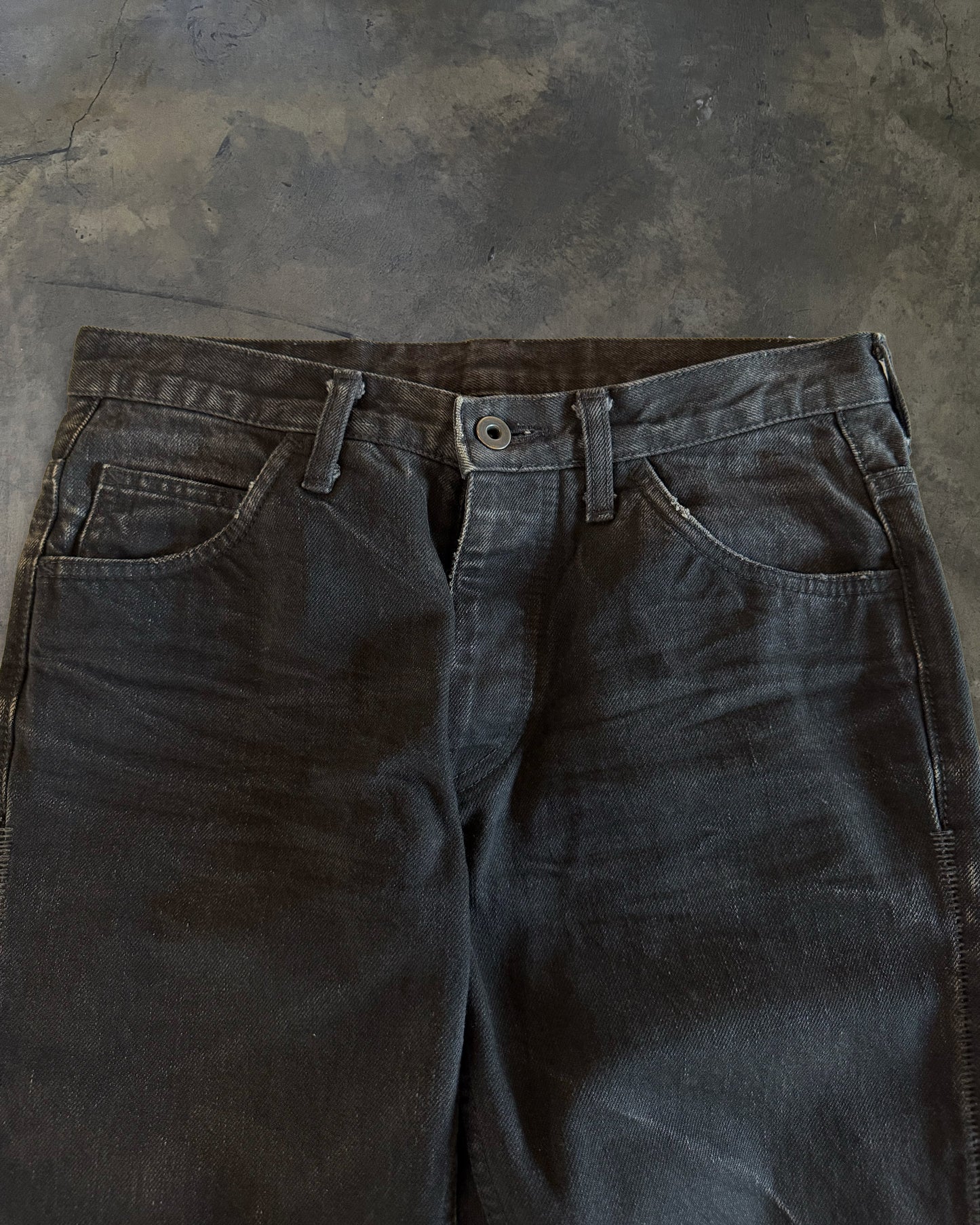 ISAMU KATAYAMA BACKLASH AW2010 IGUANA PATCH DENIM