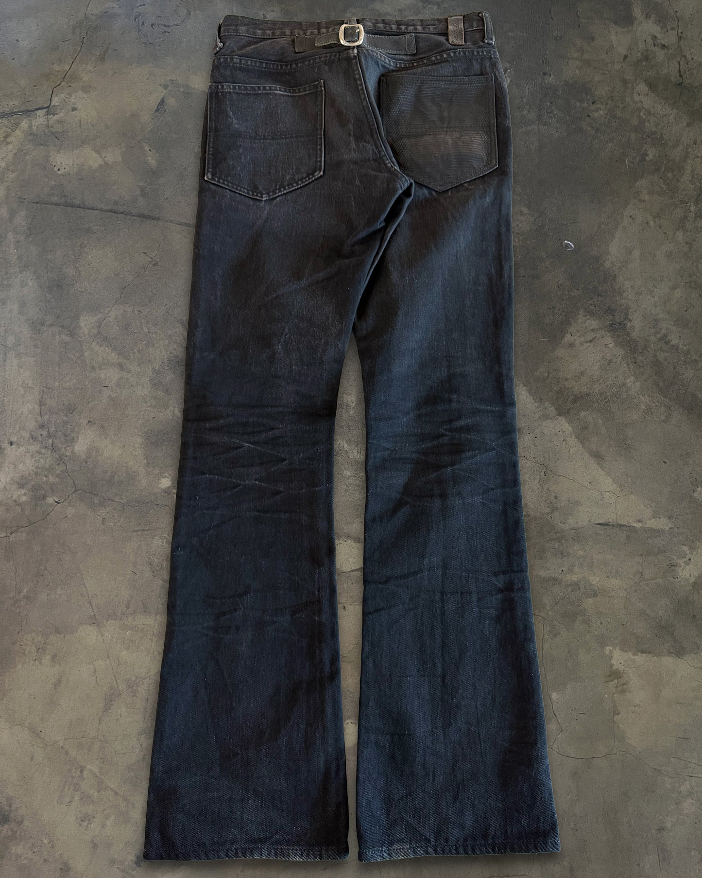 ISAMU KATAYAMA BACKLASH AW2010 IGUANA PATCH DENIM