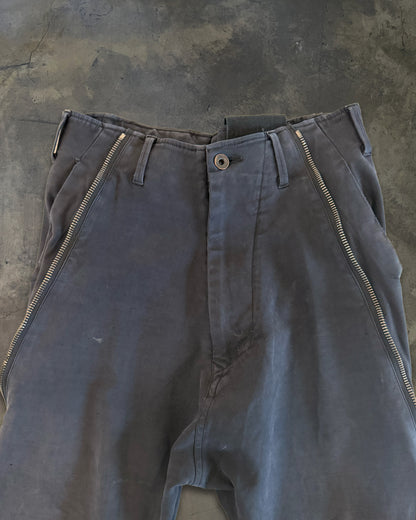 JULIUS SS2017 "KNIVES" J CUT MOLESKIN PANTS