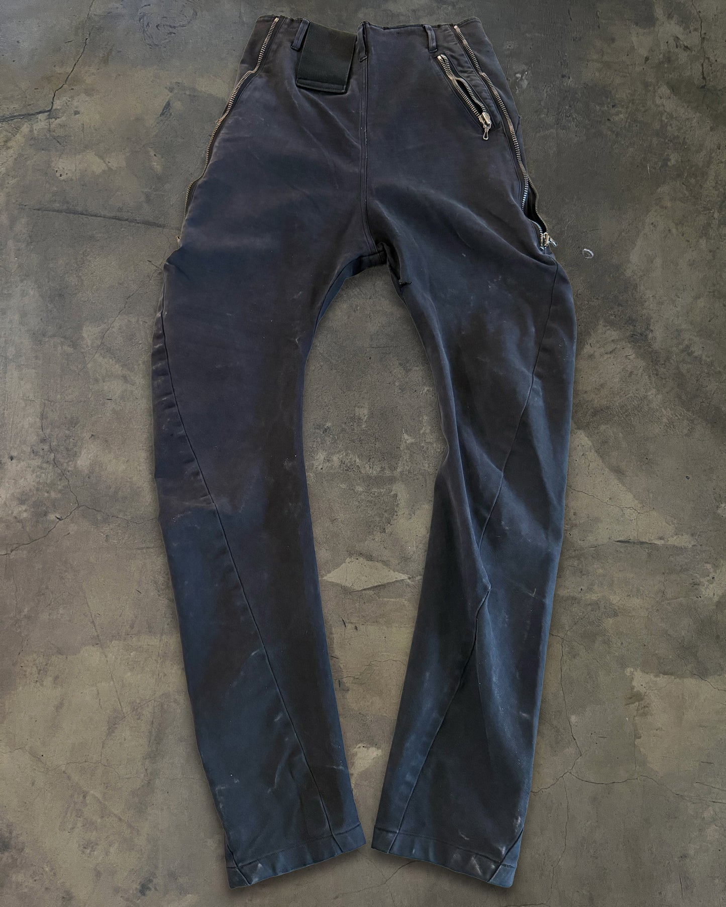 JULIUS SS2017 "KNIVES" J CUT MOLESKIN PANTS