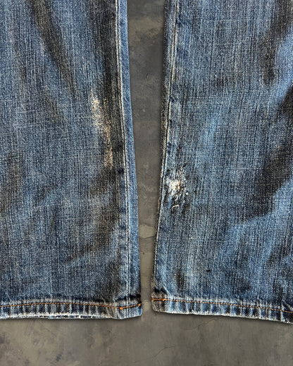 JUST CAVALLI PATCHED DENIM