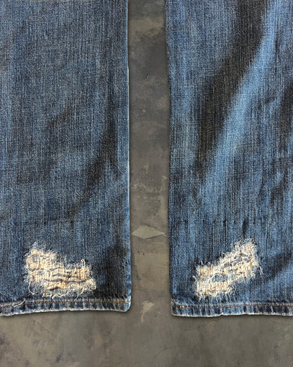 JUST CAVALLI PATCHED DENIM