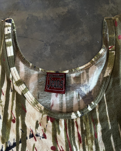 JEAN PAUL GAULTIER AW1998 BLOOD PAINT SPLATTER TANK