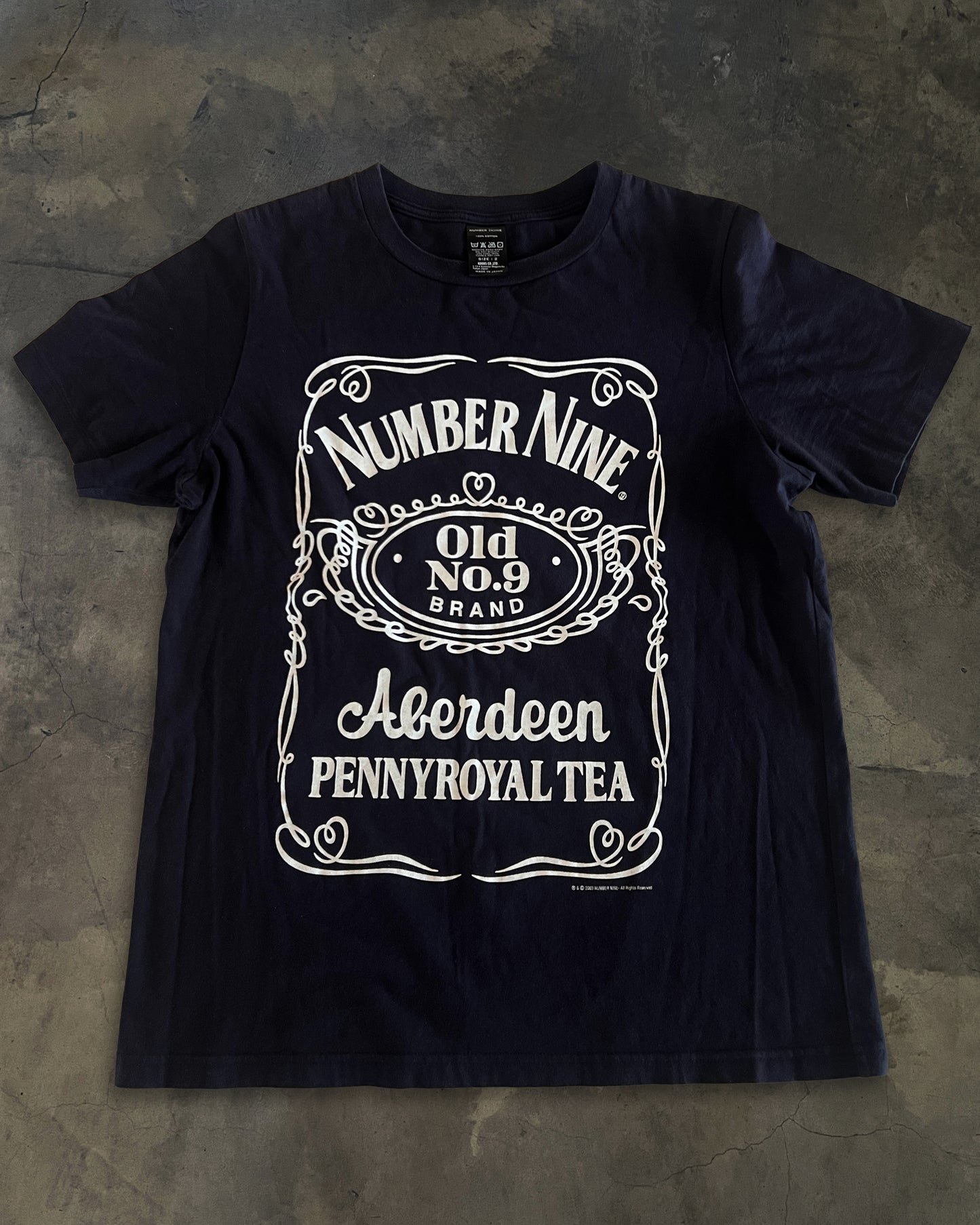 NUMBER (N)INE JACK DANIELS TEE