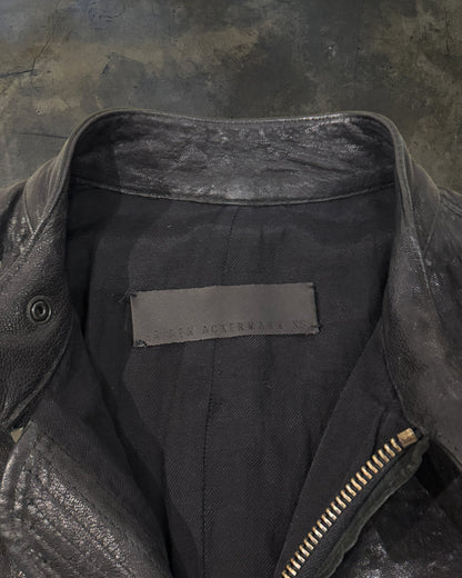 HAIDER ACKERMANN SS2015 DOUBLE LAYER LEATHER JACKET