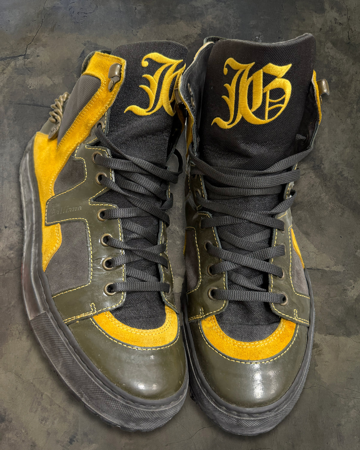 2000s JOHN GALLIANO HIGH TOP SHOES
