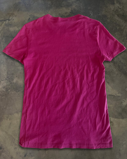 DIOR HOMME SS2006 PINK "U CAN LIVE TILL 100 & 10" TEE