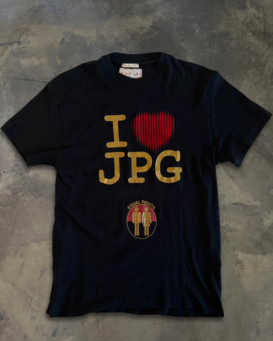 JEAN PAUL GAULTIER "I LOVE JPG" TEE
