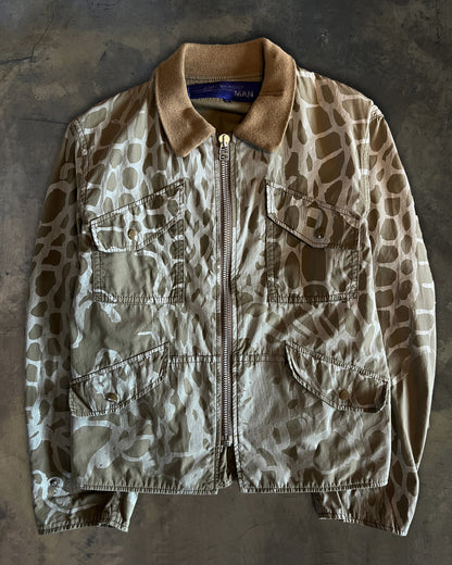 COMME DES GARCONS X JUNYA WATANABE AD2003 BARBED FENCE PRINT JACKET