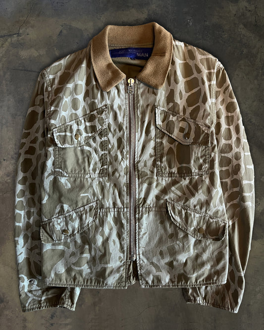 COMME DES GARCONS X JUNYA WATANABE AD2003 BARBED FENCE PRINT JACKET