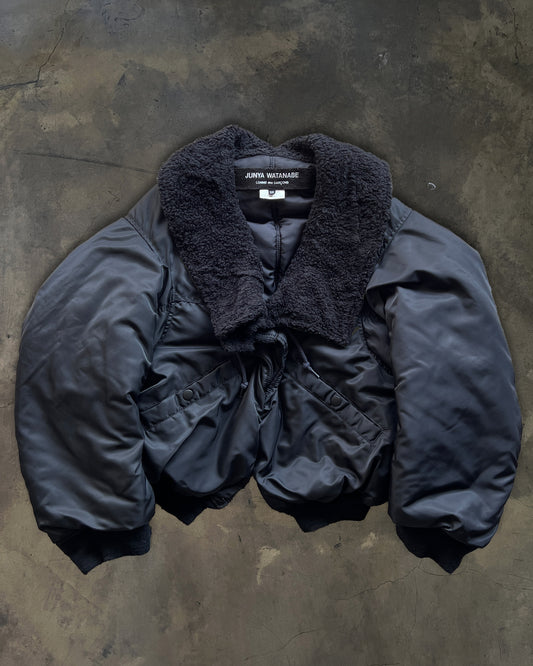JUNYA WATANABE CROPPED PUFFER BOMBER JACKET