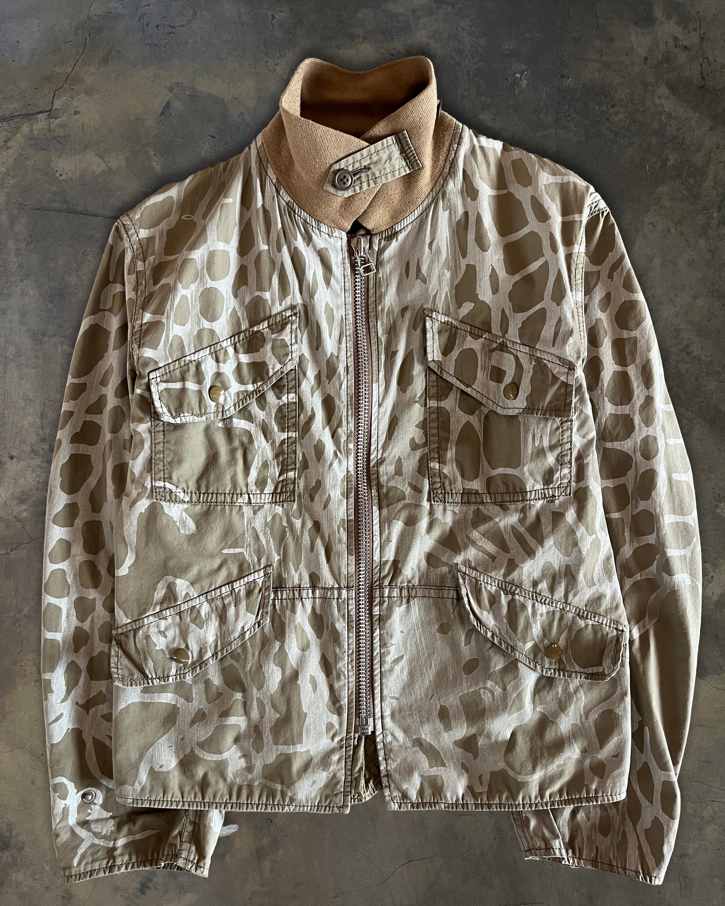 COMME DES GARCONS X JUNYA WATANABE AD2003 BARBED FENCE PRINT JACKET