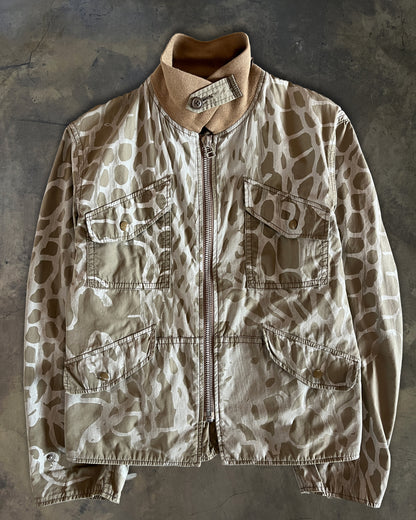 COMME DES GARCONS X JUNYA WATANABE AD2003 BARBED FENCE PRINT JACKET
