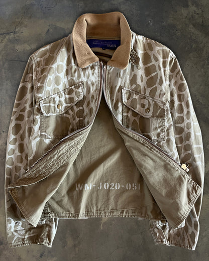 COMME DES GARCONS X JUNYA WATANABE AD2003 BARBED FENCE PRINT JACKET
