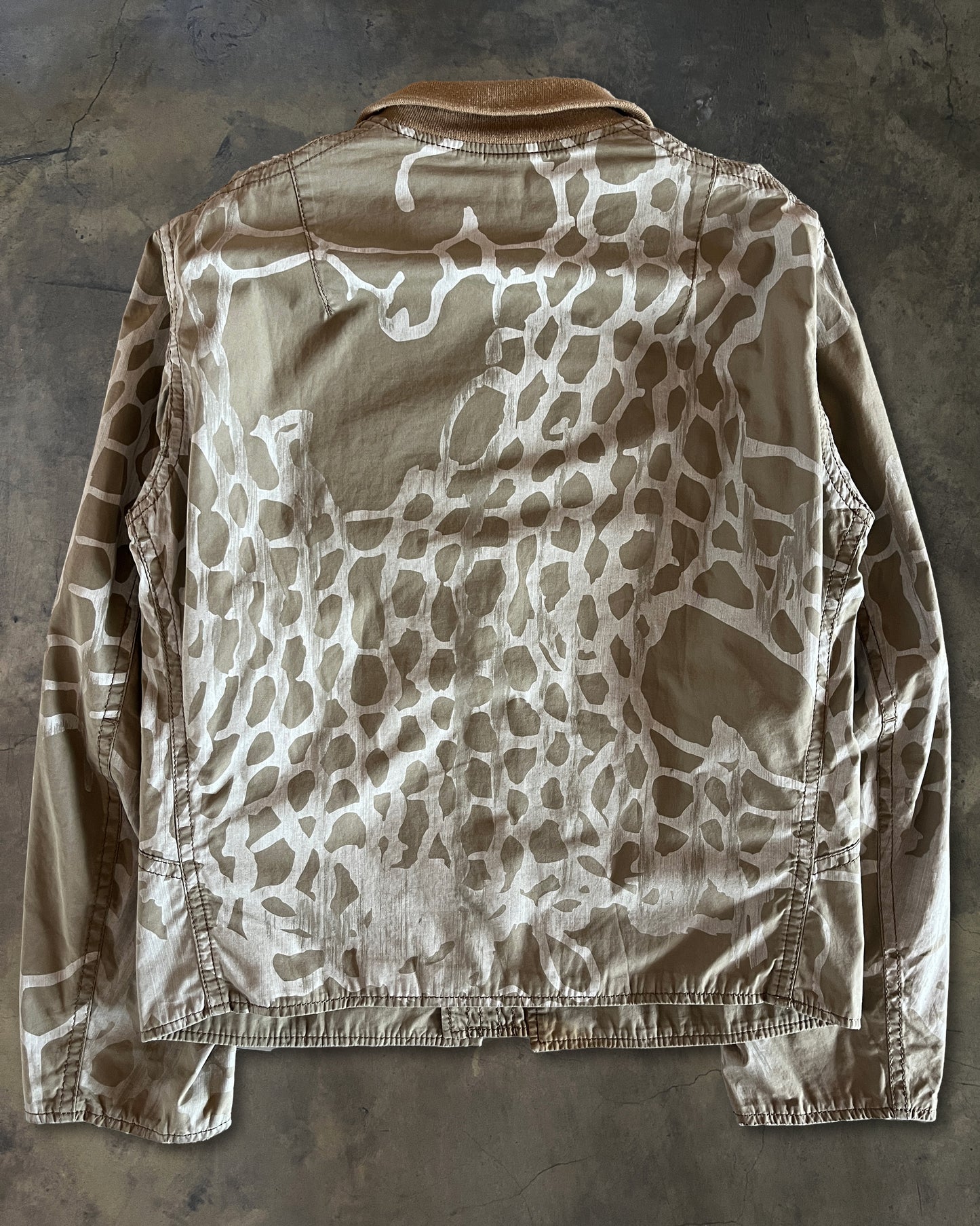 COMME DES GARCONS X JUNYA WATANABE AD2003 BARBED FENCE PRINT JACKET
