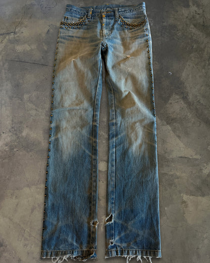 KATHARINE HAMNETT STUDDED JEANS