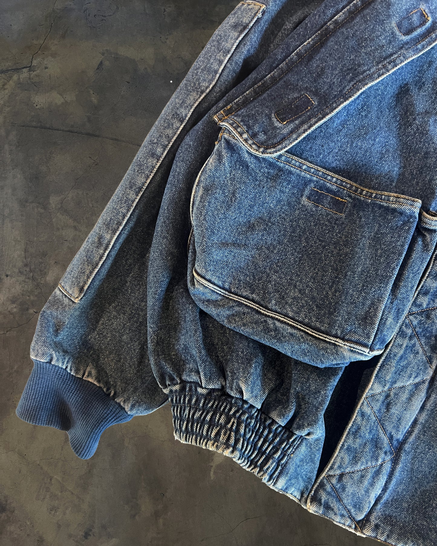 KATHARINE HAMNETT 1986 DENIM CARGO JACKET