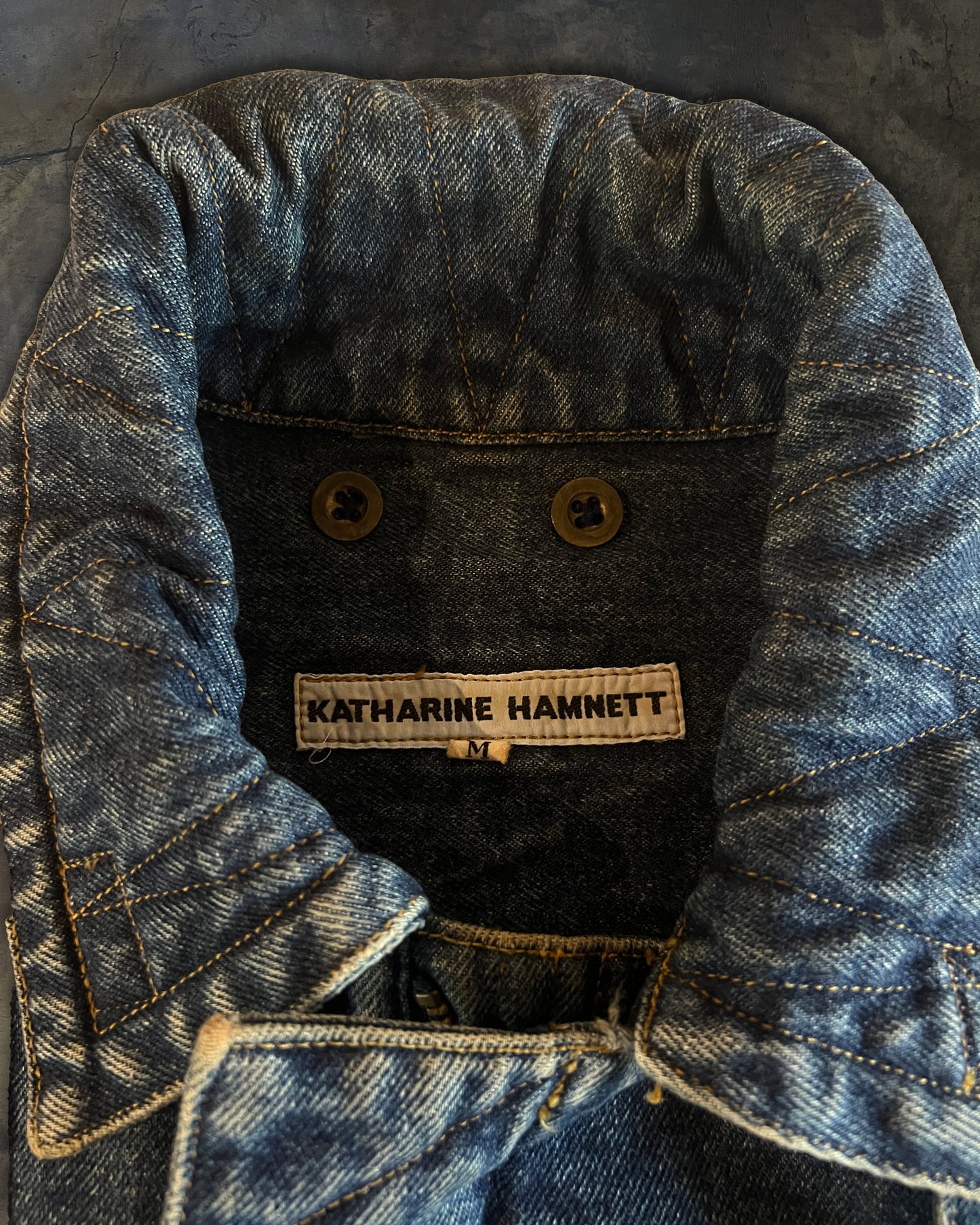KATHARINE HAMNETT 1986 DENIM CARGO JACKET