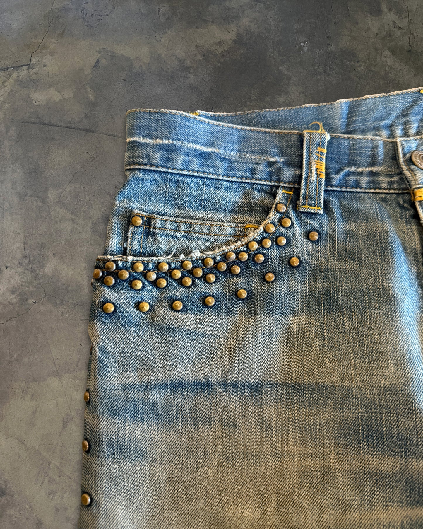 KATHARINE HAMNETT STUDDED JEANS