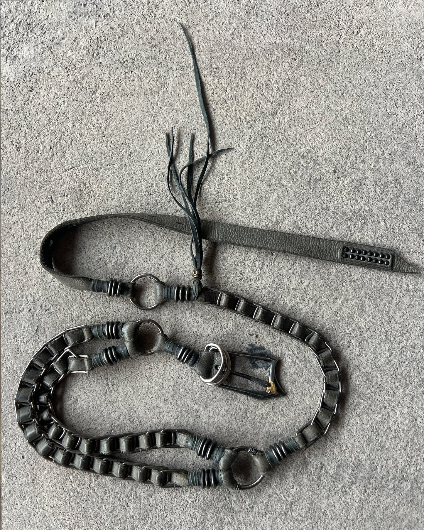 KMRii 2004 STUDDED TASSLE BELT