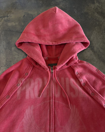 LAD MUSICIAN AW2002 PROHOUSE RAGLAN ZIP UP HOODIE