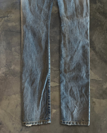 SAINT LAURENT SS2016 RUNWAY D10 SELVEDGE RIPPED DENIM