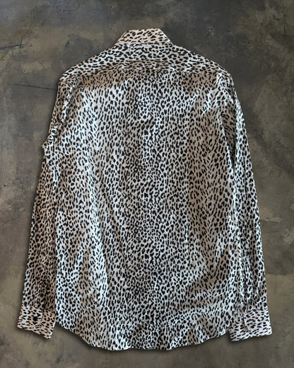 SAINT LAURENT SS2014 BABYCAT BUTTON UP