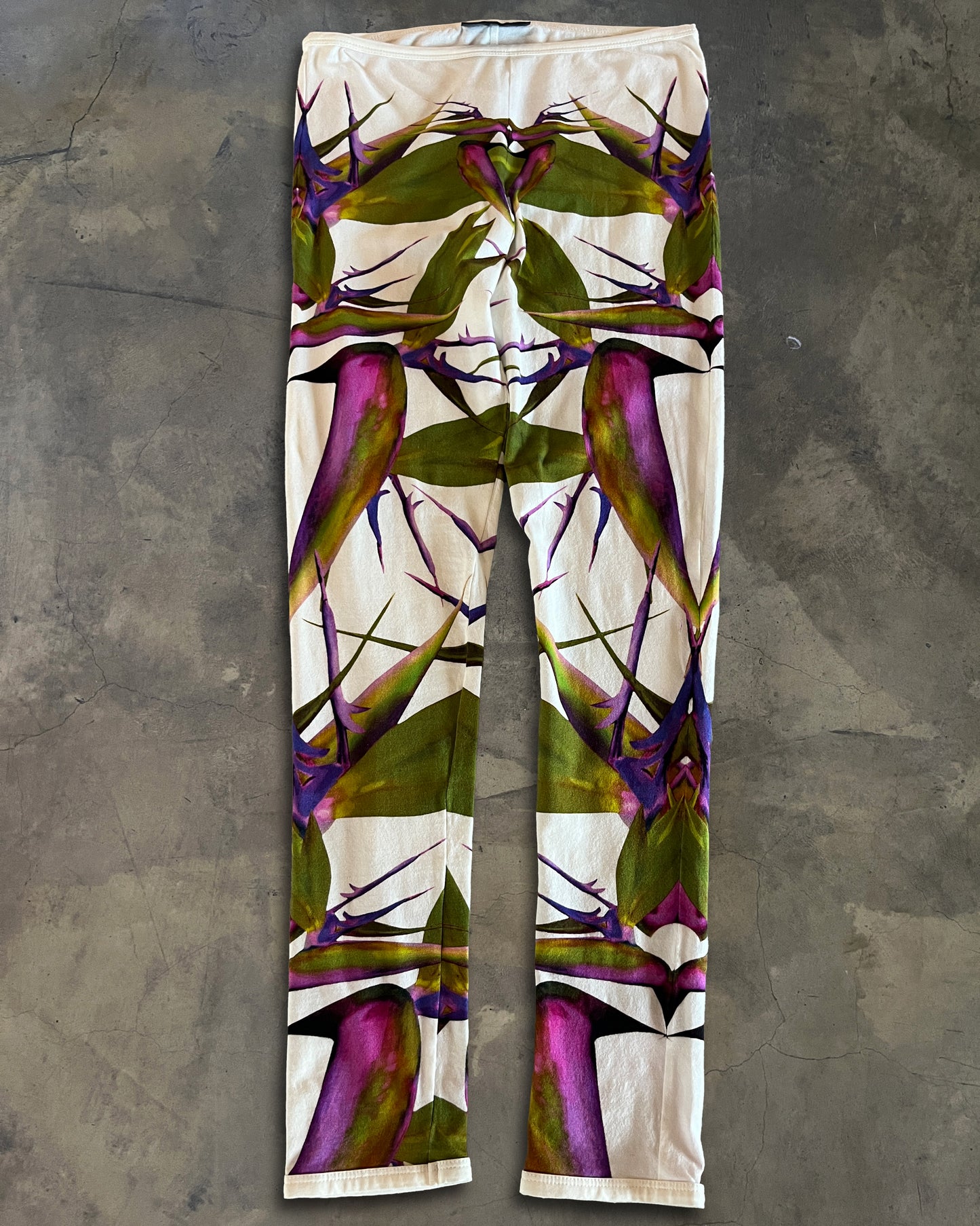 GIVENCHY SS2012 BIRDS OF PARADISE LEGGINGS