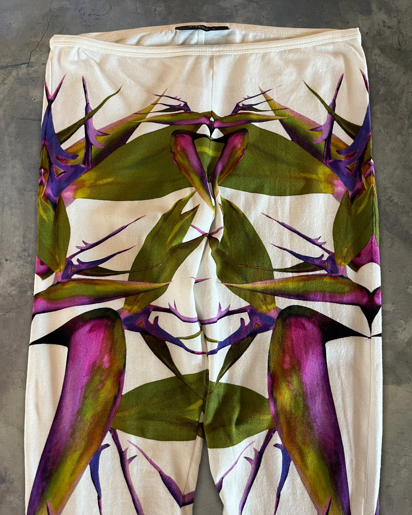 GIVENCHY SS2012 BIRDS OF PARADISE LEGGINGS