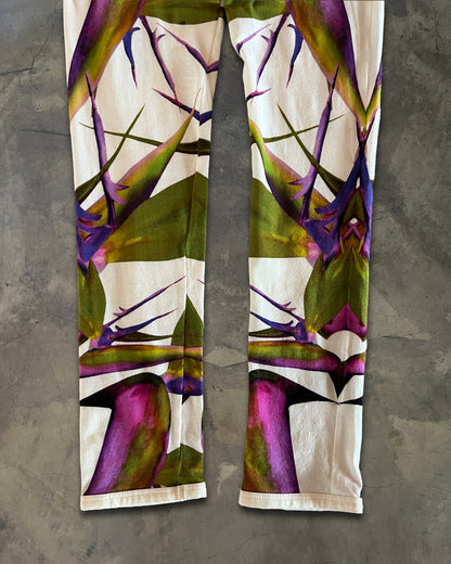 GIVENCHY SS2012 BIRDS OF PARADISE LEGGINGS