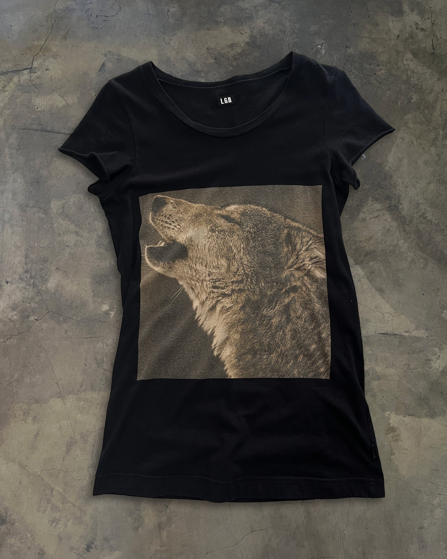 L.G.B. JIMI HENDRIX WOLF TEE