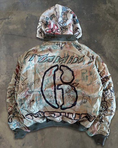 MOWALOLA GRAFFITI REVERSIBLE BOMBER S