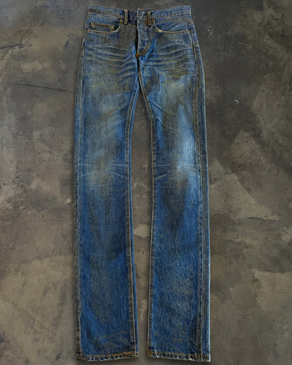 DIOR HOMME AW2006 LUSTER WAXED DENIM